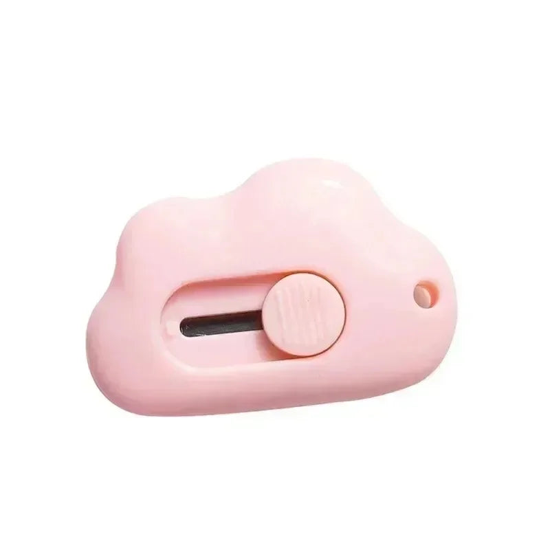 Cute Rabbit Cloud Color Mini Portable Paper Cutting Machine - Practical Razor Blade Office Stationery