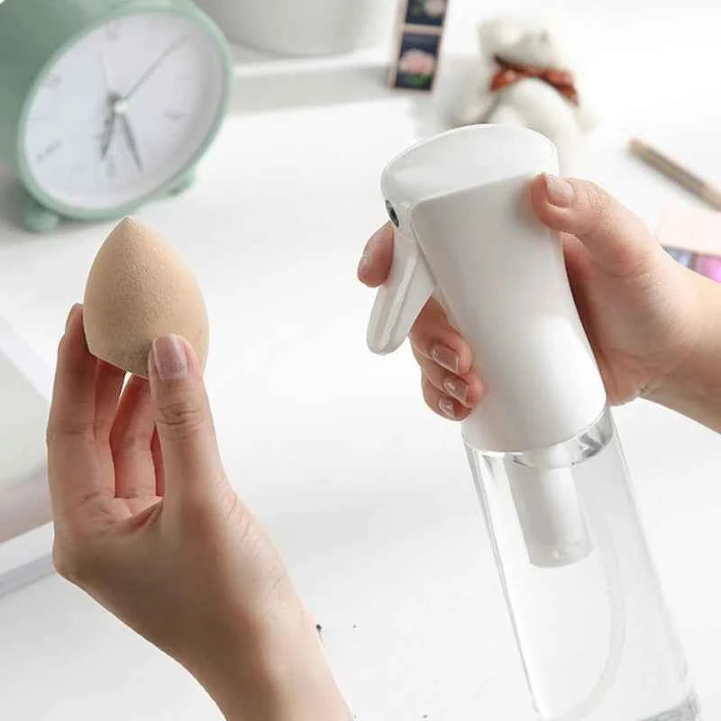 High Pressure Spray Bottle for Hair Care and Makeup - Continuous Mist Water Replenishing Spray Bottle