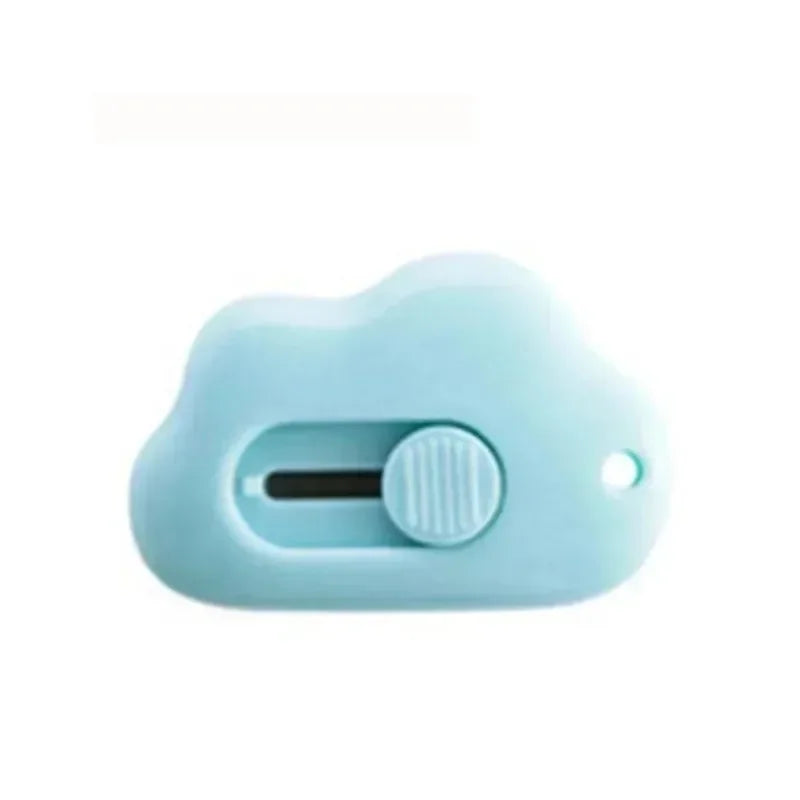 Cute Rabbit Cloud Color Mini Portable Paper Cutting Machine - Practical Razor Blade Office Stationery