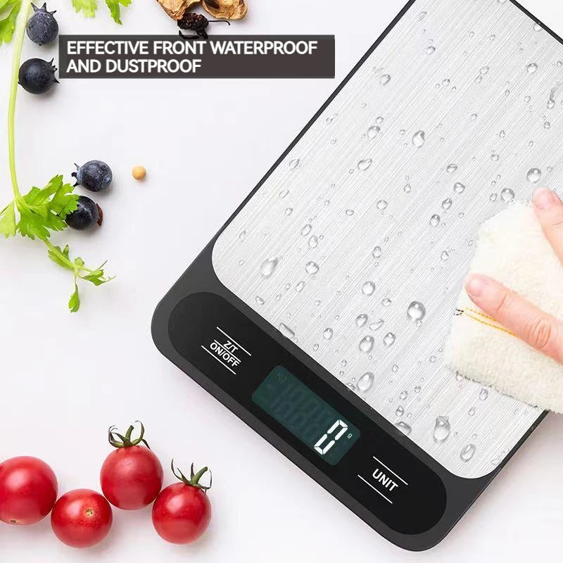 10kg Digital Kitchen Scale Baking Gram Weight Scales LCD Digital Display Electronic Table Scale Personal Healthy Diet Food Scale