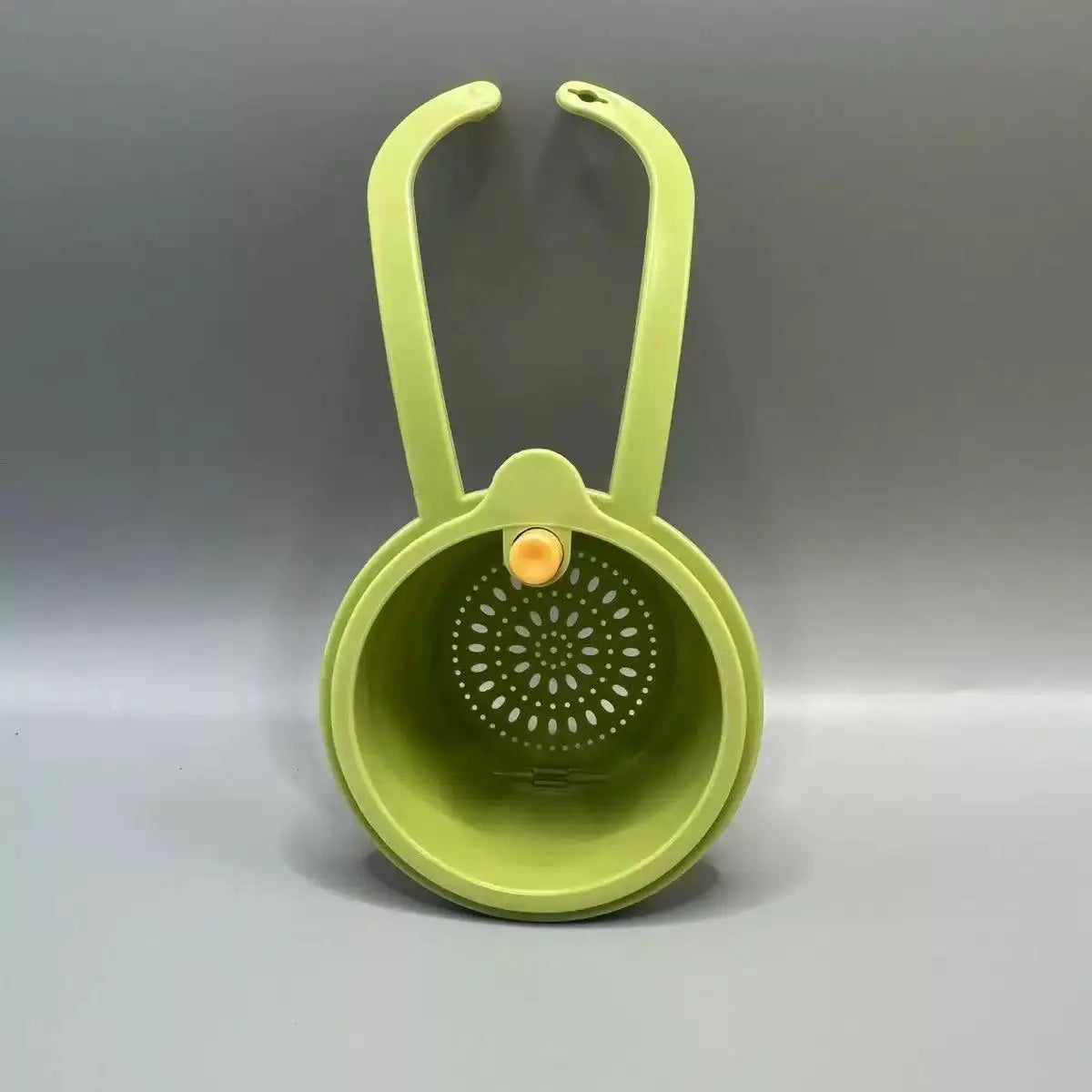 Press-Type Drain Basket for Kitchen & Bathroom | Multi-Functional Food Strainer & Sink Organizer
