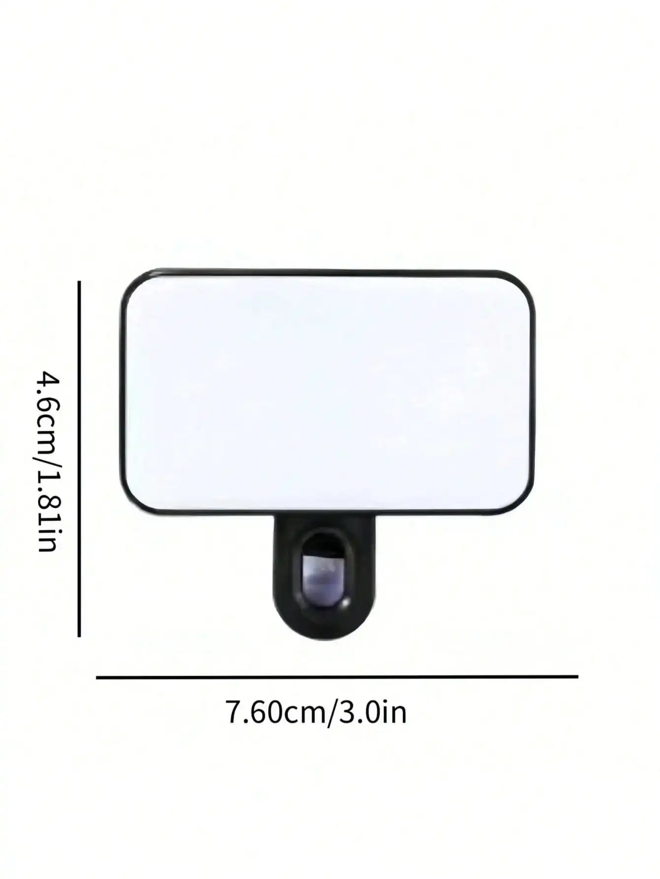 Bi Color Temperature Selfie Light - Portable Clip-On Fill Light for Mobile Phones - Vaxicy