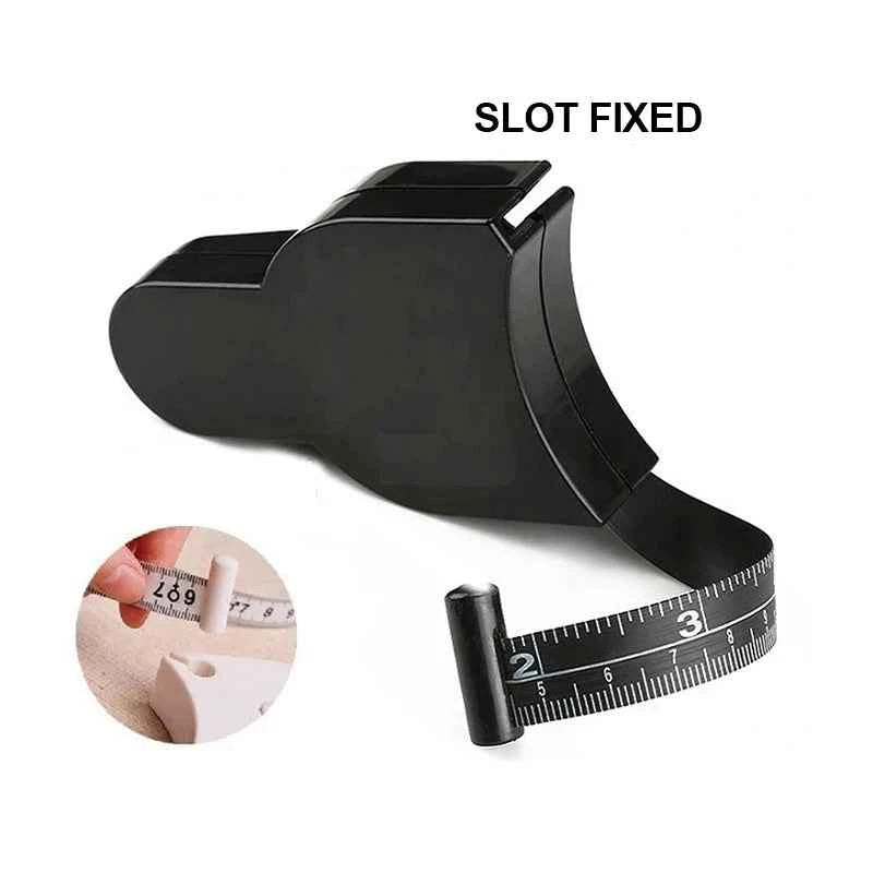 Portable Fitness Tape Measure - Telescopic Health Tool with Handle and Torch for Waist Circumference
