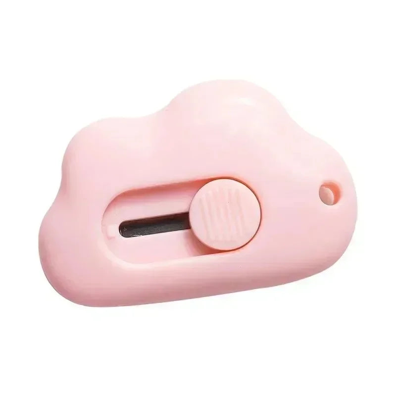 Cute Rabbit Cloud Color Mini Portable Paper Cutting Machine - Practical Razor Blade Office Stationery