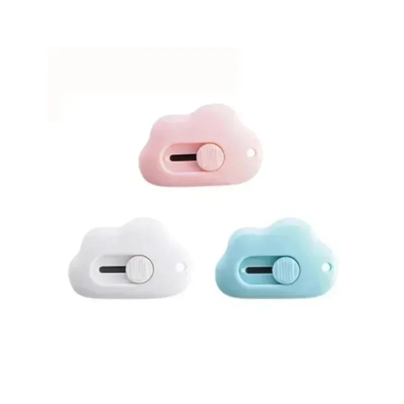 Cute Rabbit Cloud Color Mini Portable Paper Cutting Machine - Practical Razor Blade Office Stationery