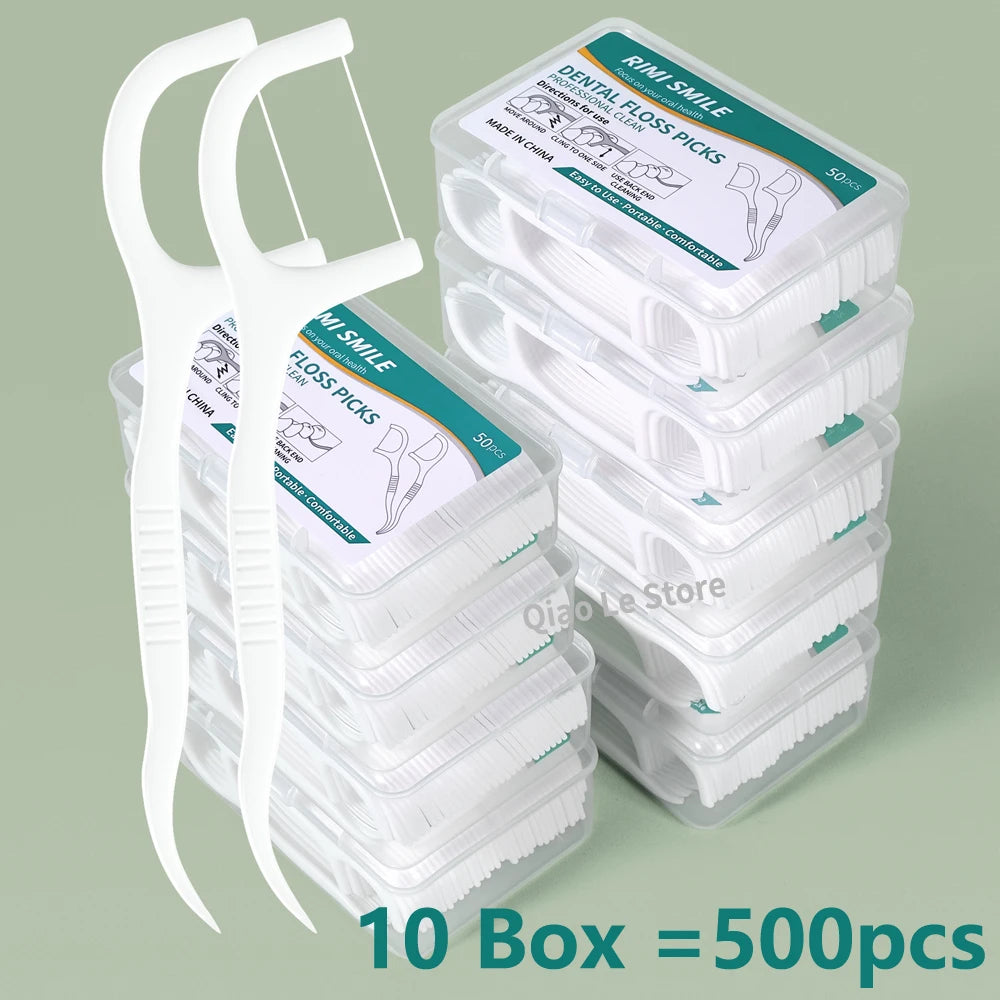 Portable Dental Floss Picks Box