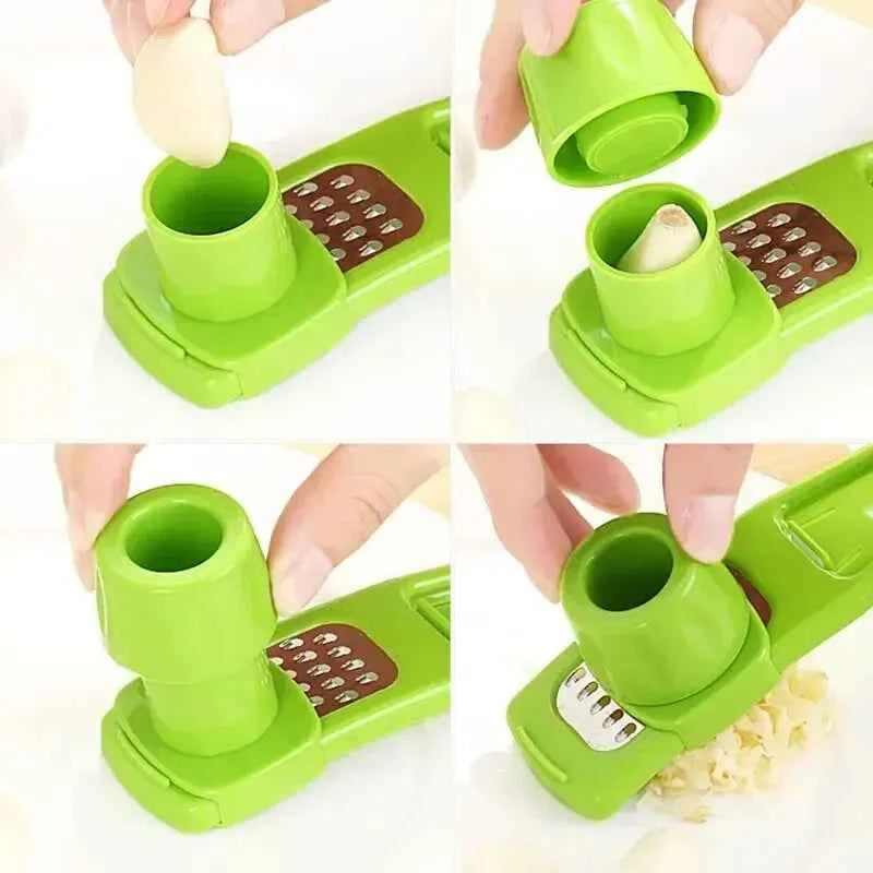 Mini Garlic Grinder - Creative Manual Garlic Press for Effortless Mashing in Your Kitchen