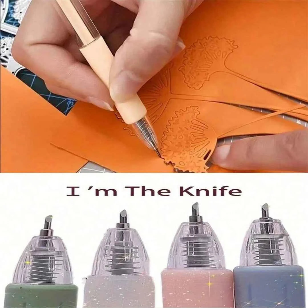 Retractable Utility Pen Knife