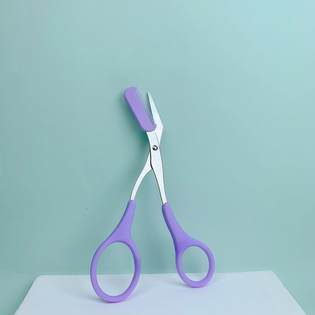 Eyebrow Trimming Scissors with Comb