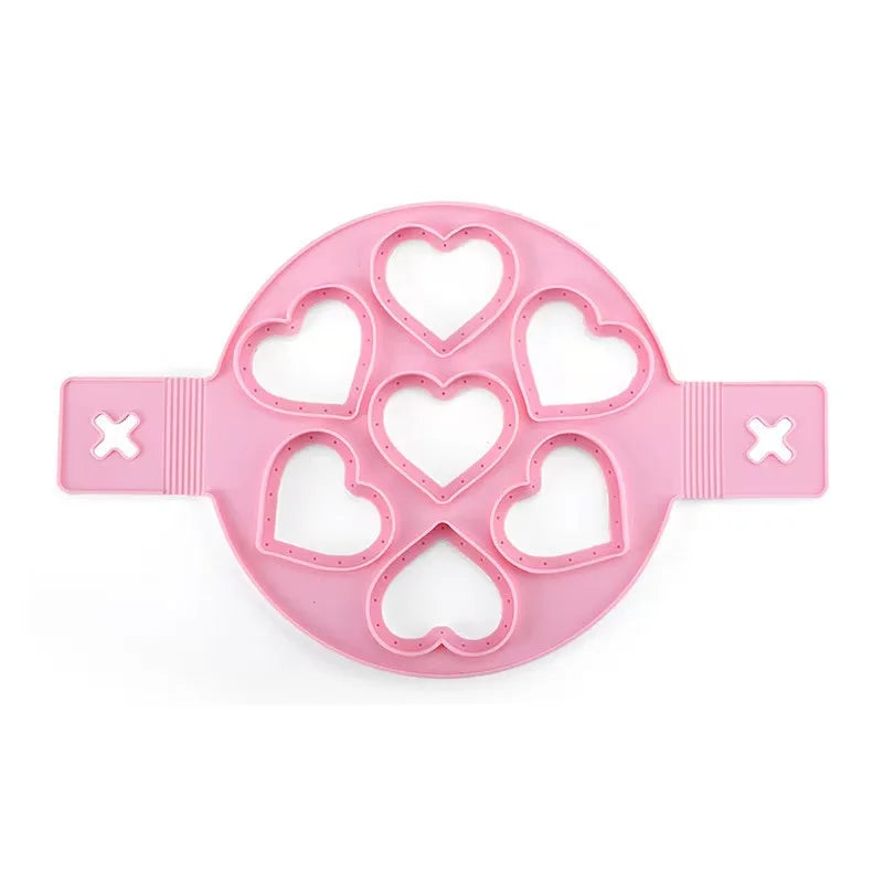 7-Hole Silicone Pancake & Egg Mold
