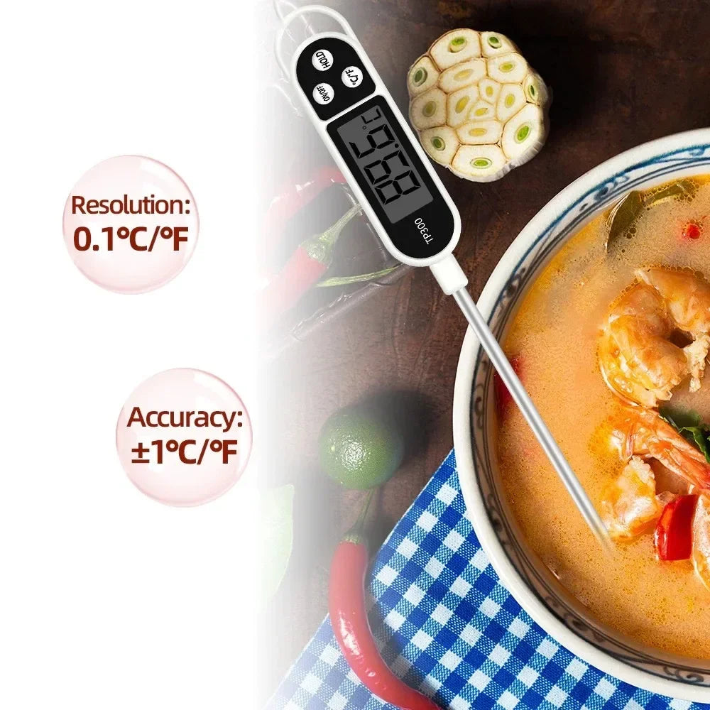 Food Thermometer TP300 Digital Kitchen Thermometer for Meat, BBQ & Cooking Tools