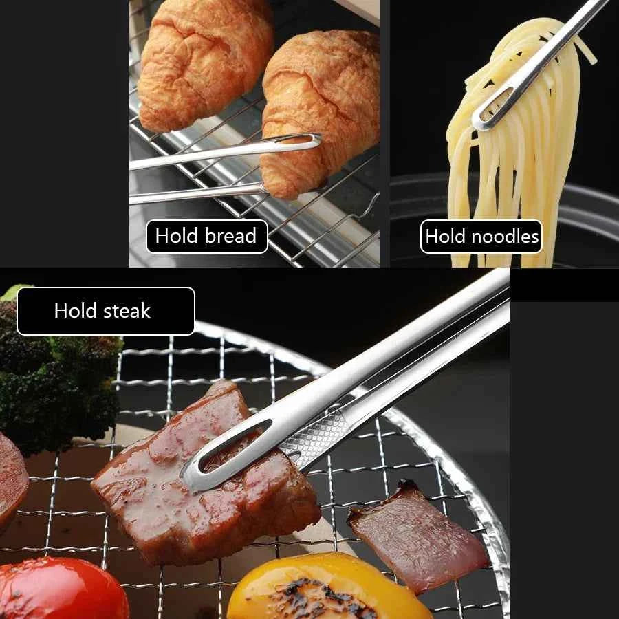 Stainless Steel BBQ & Kitchen Tongs