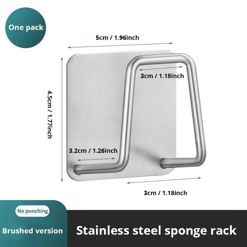 Wall-Mount Sink Sponge Rack