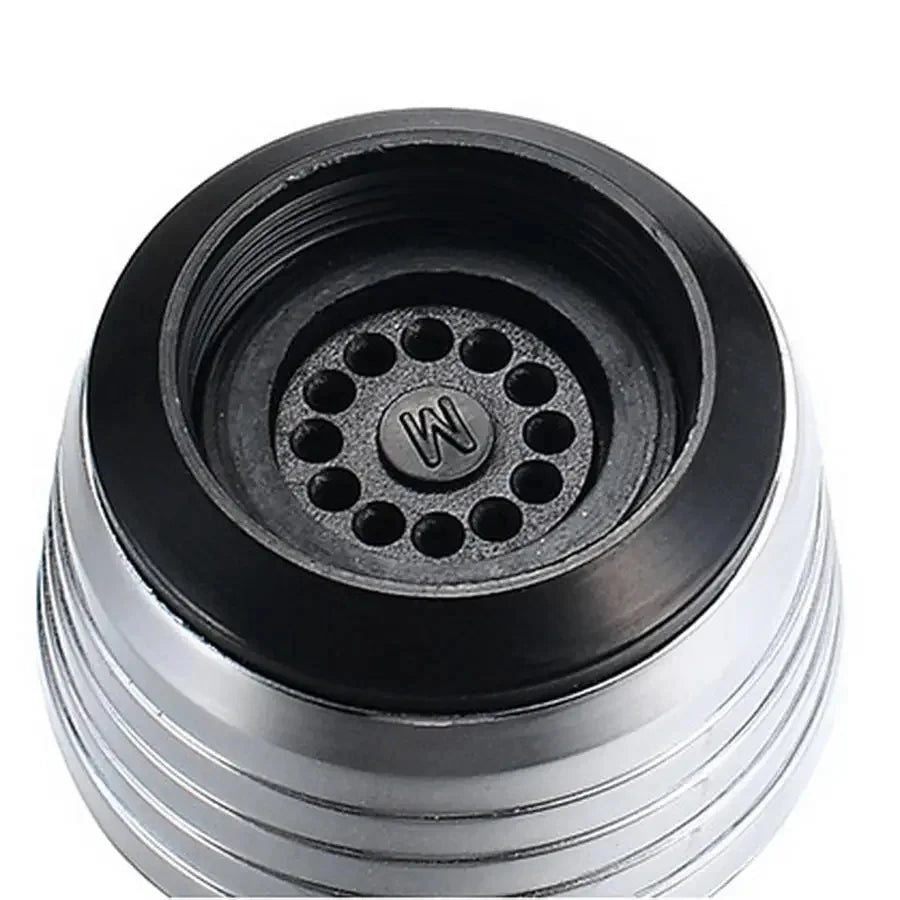 Kitchen Stainless Steel Faucet Sprinkler Water-saving Device Lengthening Rotating Splash Proof Sprinkler Spray Extender Bubbler - Vaxicy