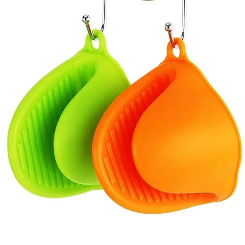 2-Piece Silicone Oven Mitt Clips