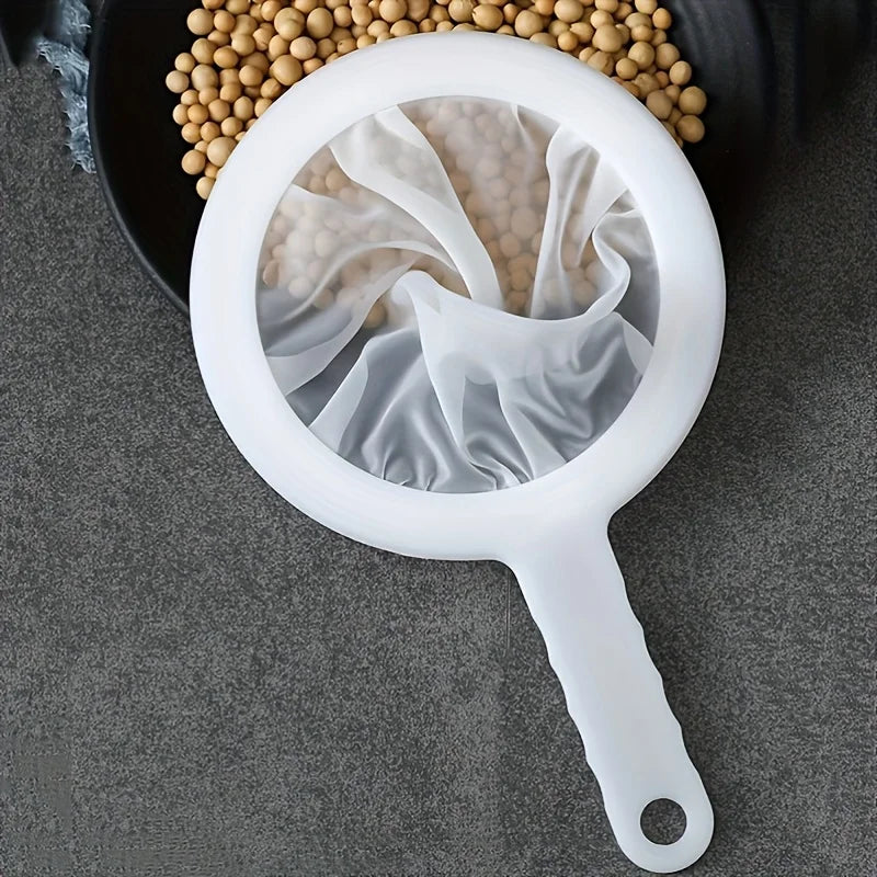 500-Count Ultra Fine Mesh Filter| Reusable Hanging Sieve for Home Brewing, Kitchen, Juice and Flour Straining, Food Strainer - Vaxicy