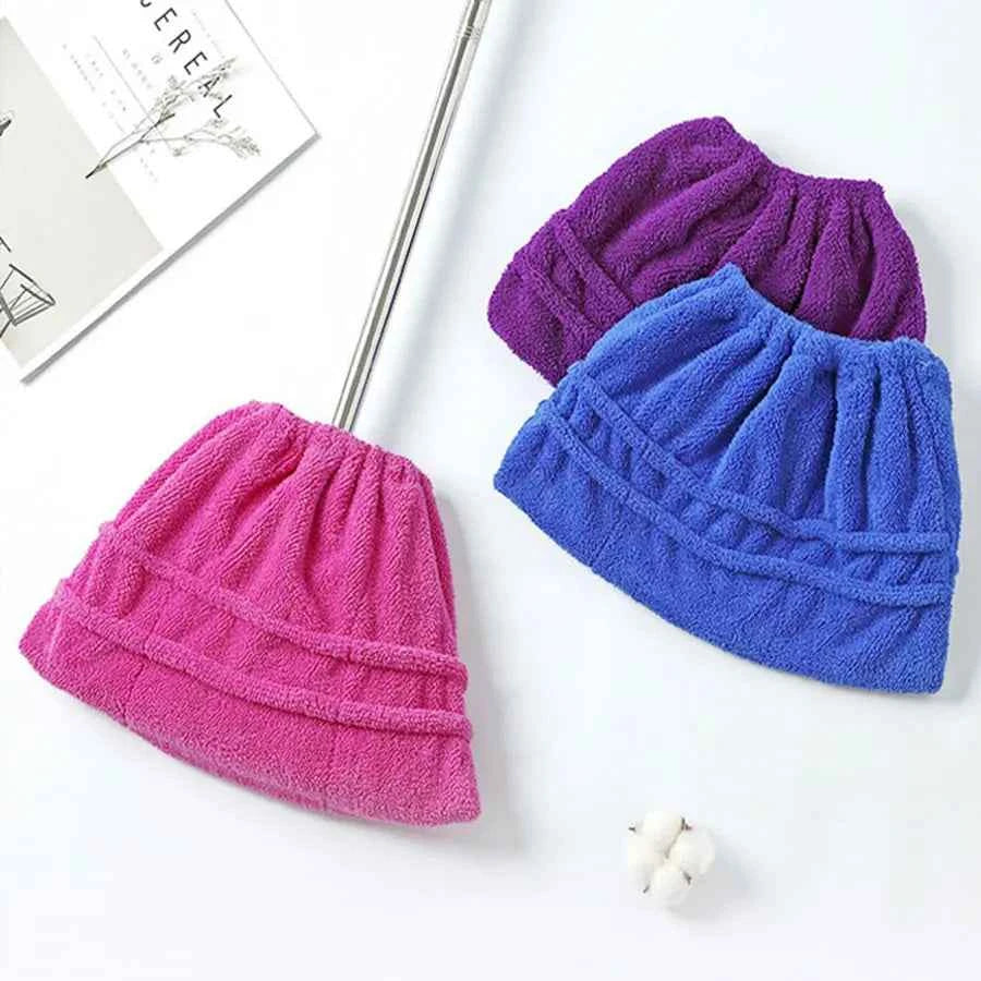 Multifunctional Floor Mop Cover - Reusable Ultra-Fine Fiber Coral Fleece for Effective Household Cleaning