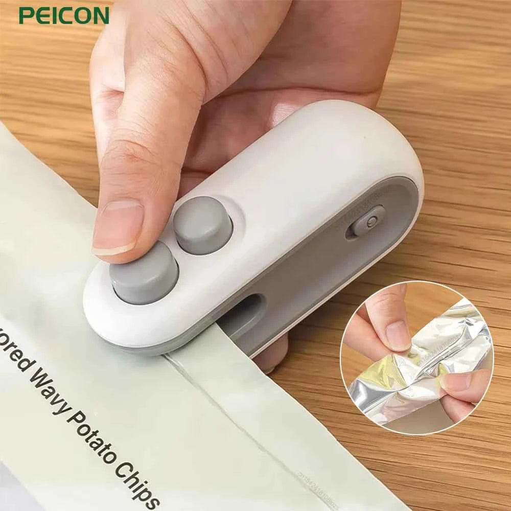 Mini Heat Bag Sealer Handheld Food Packaging Clip Sealer Machine for Plastic Bags