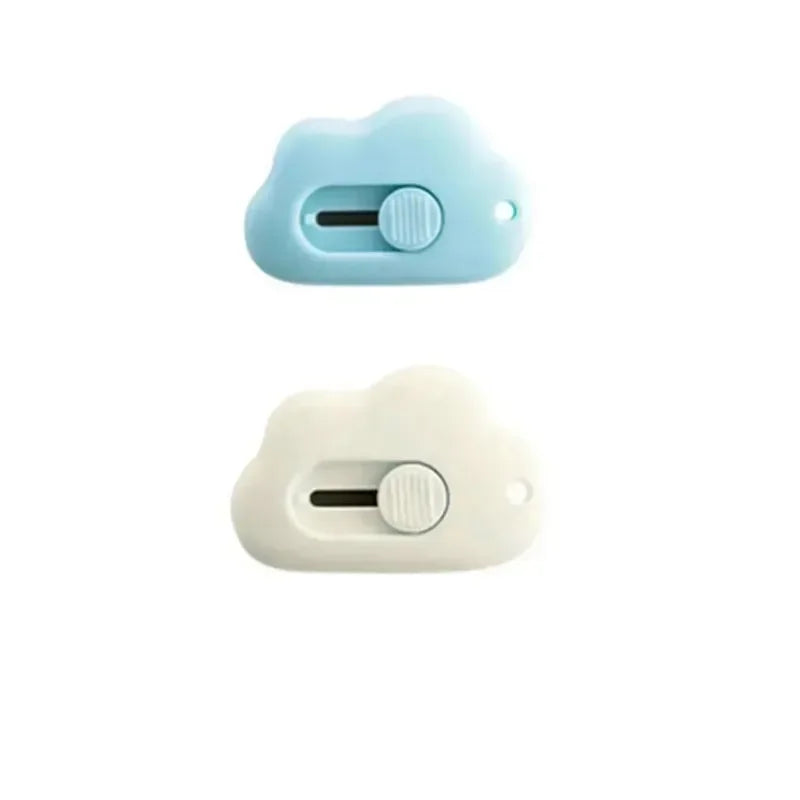 Cute Rabbit Cloud Color Mini Portable Paper Cutting Machine - Practical Razor Blade Office Stationery