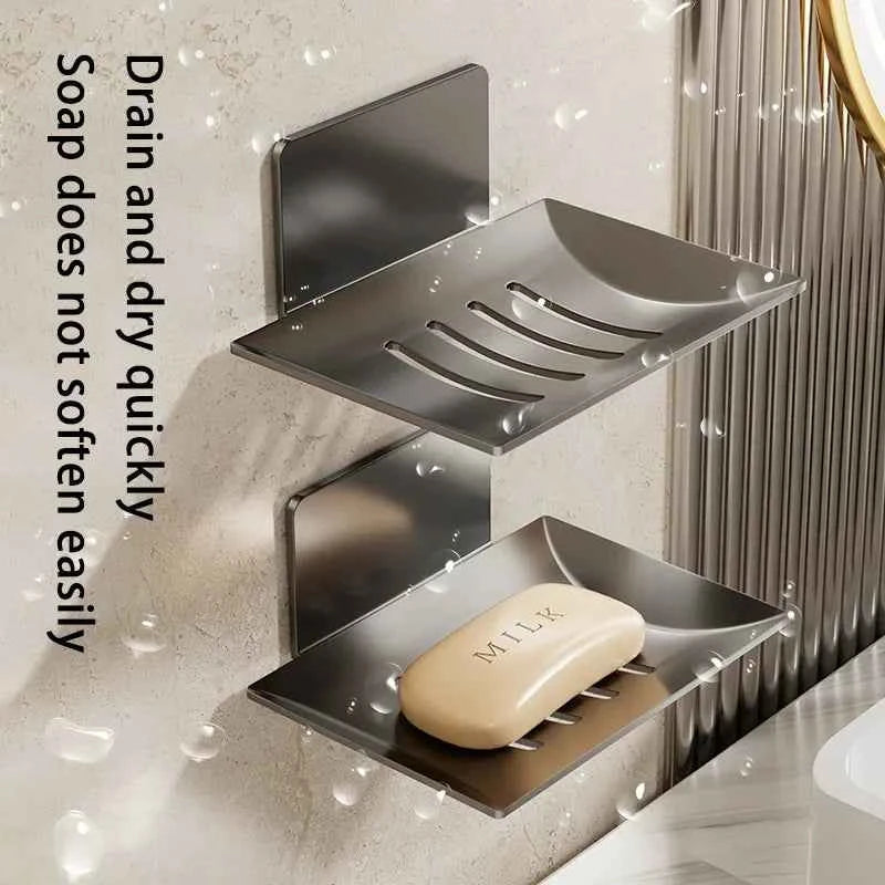 Wall-Mounted Bathroom Soap Holder