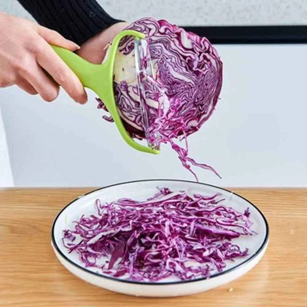 Wide-Mouth Cabbage Shredder & Vegetable Slicer