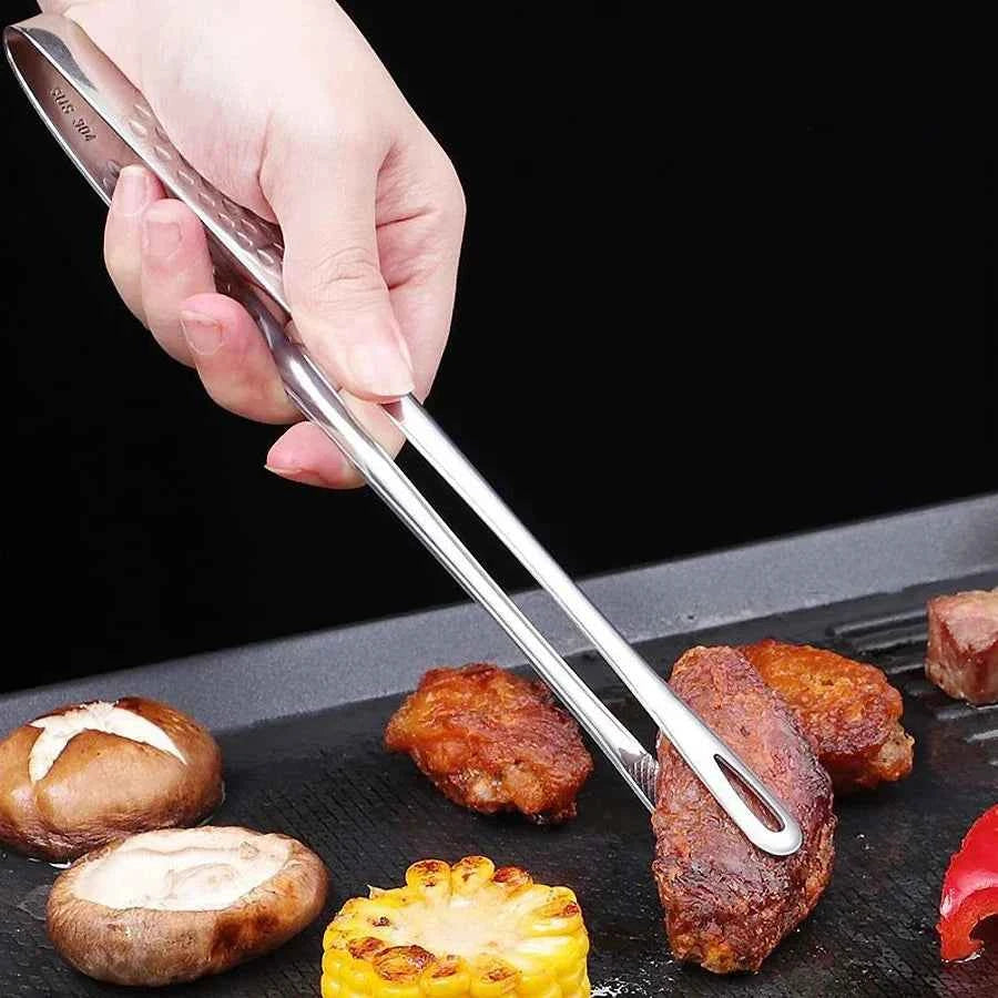 Stainless Steel BBQ & Kitchen Tongs