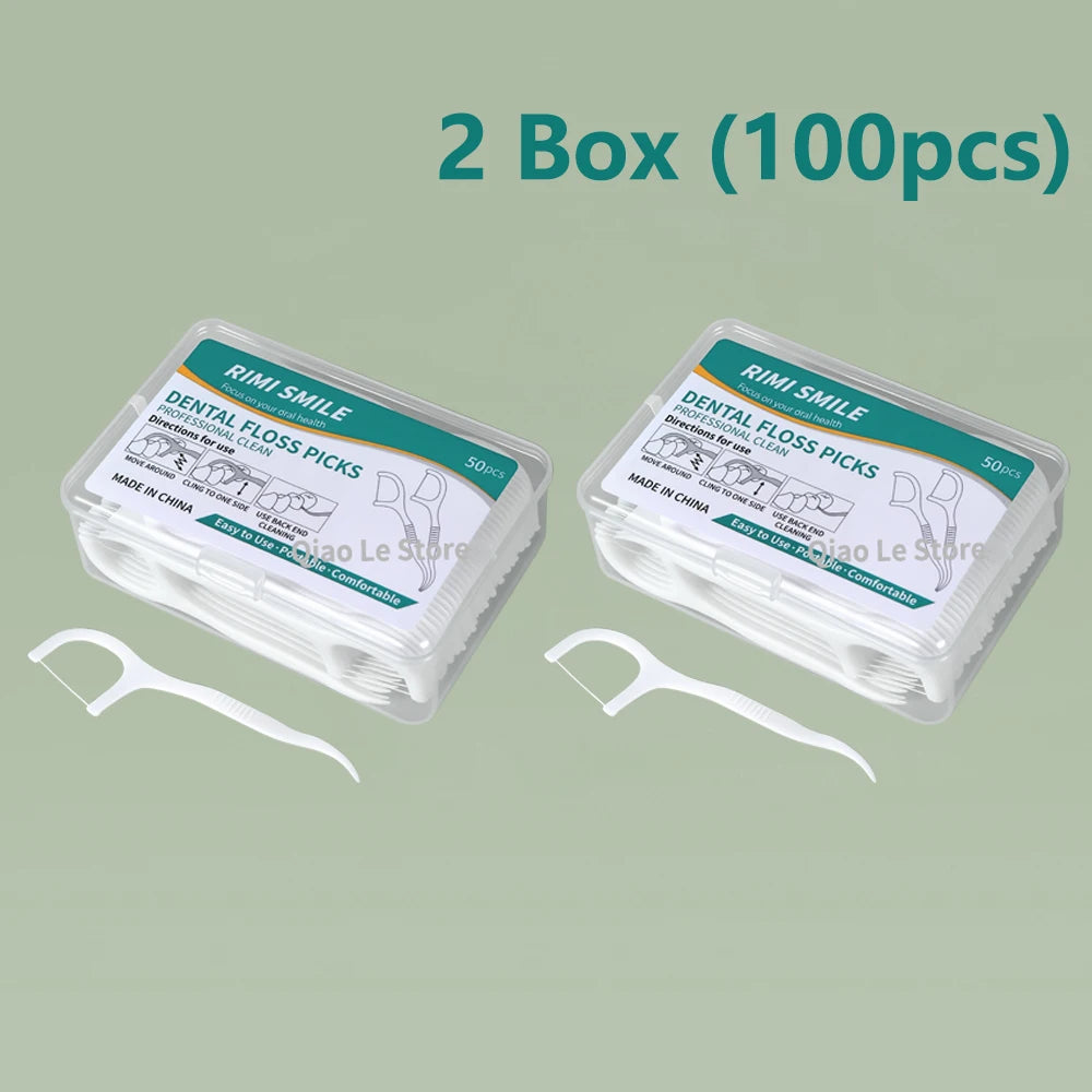 Portable Dental Floss Picks Box