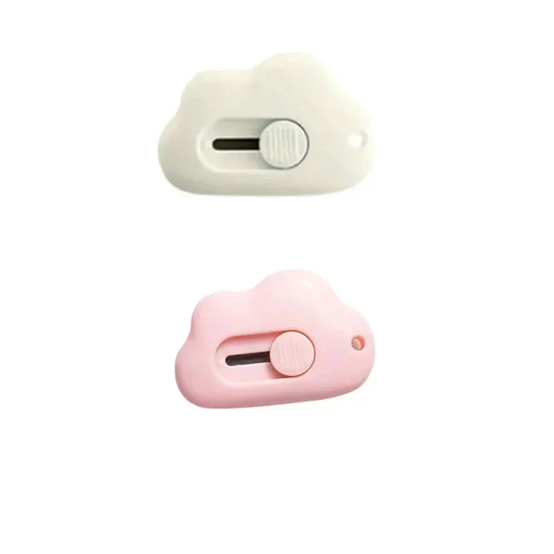 Cute Rabbit Cloud Color Mini Portable Paper Cutting Machine - Practical Razor Blade Office Stationery