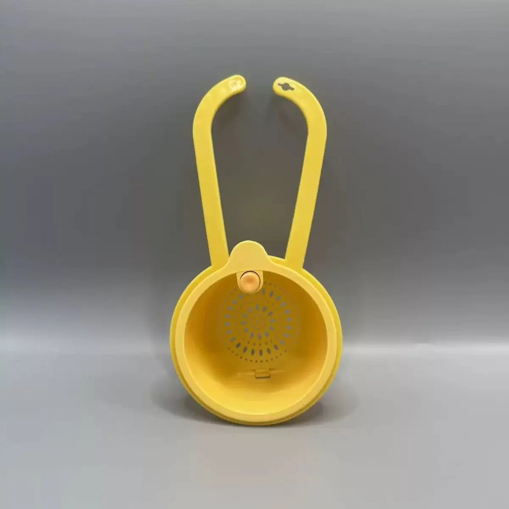 Press-Type Drain Basket for Kitchen & Bathroom | Multi-Functional Food Strainer & Sink Organizer