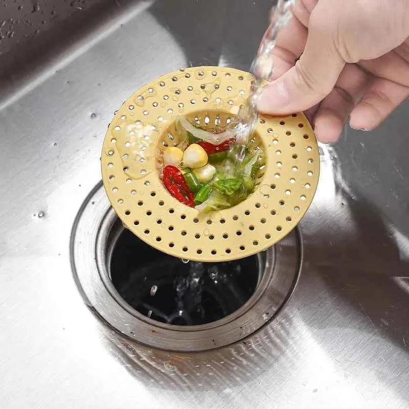 1PCS Kitchen Sink Filter Mesh Drain Hole Trap Waste Screen Floor Drains Strainer Hair Catcher for Kitchen Bathroom Accessories