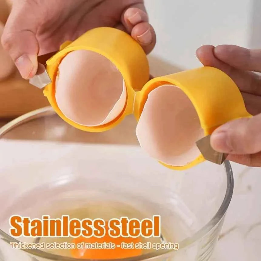 Portable Egg Opening Machine for Quick Beating and Shelling | Essential Kitchen Accessories