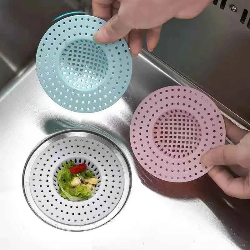 1PCS Kitchen Sink Filter Mesh Drain Hole Trap Waste Screen Floor Drains Strainer Hair Catcher for Kitchen Bathroom Accessories