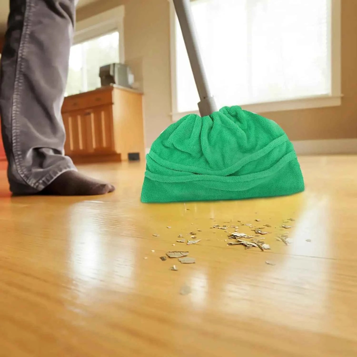 Multifunctional Floor Mop Cover - Reusable Ultra-Fine Fiber Coral Fleece for Effective Household Cleaning