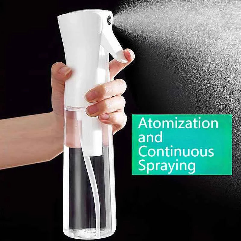High Pressure Spray Bottle for Hair Care and Makeup - Continuous Mist Water Replenishing Spray Bottle