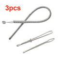 Bendable Drawstring Threader Clip for Pants and Hoodies - Flexible Elastic Band Lace Cord DIY Sewing Accessory - Vaxicy
