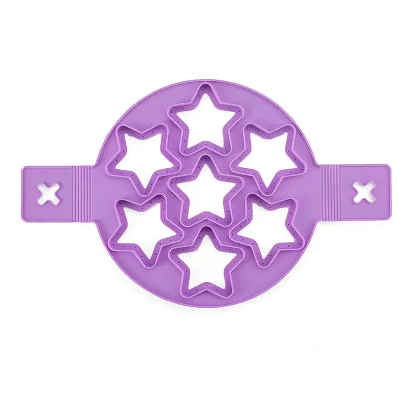 7-Hole Silicone Pancake & Egg Mold