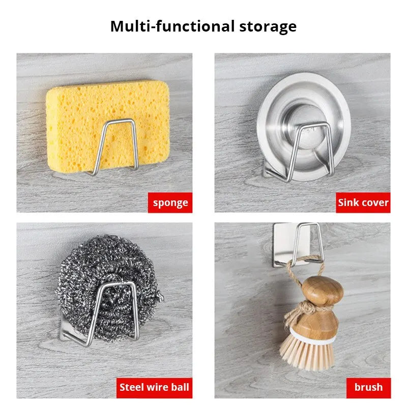 Wall-Mount Sink Sponge Rack