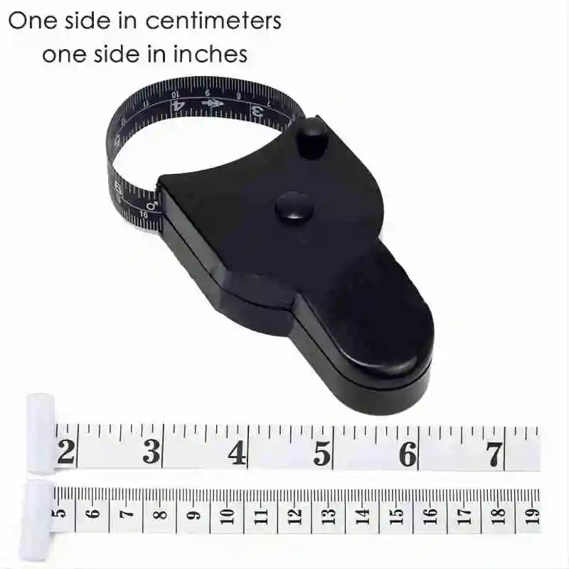 Portable Fitness Telescopic Health Tape Measure With Handle Torch Y-shaped Tape Measure Waist Circumference Tape Measure - Vaxicy